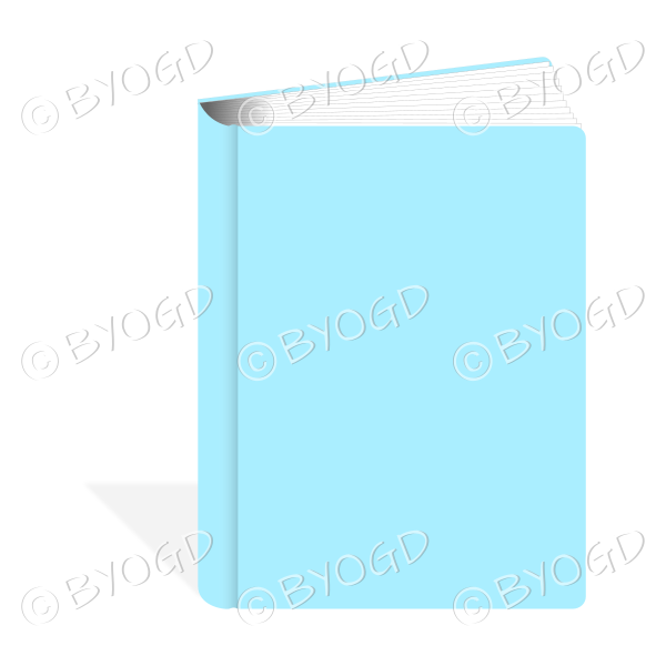 Light blue book - add your own title