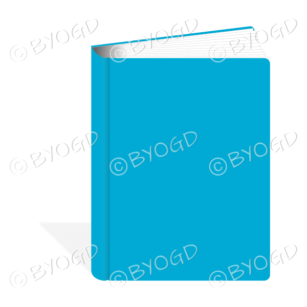 Turquoise blue book - add your own title