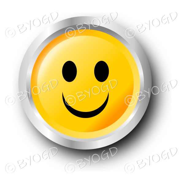 Yellow smiley face button