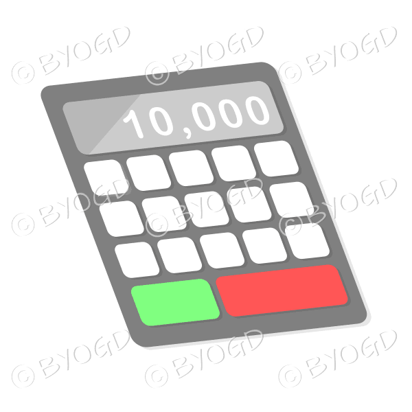Grey Pocket calculator