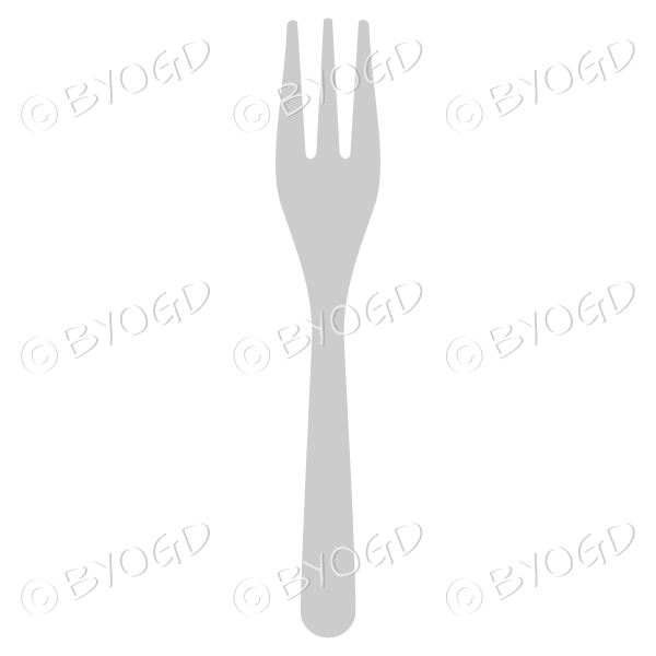 Eating fork - silver