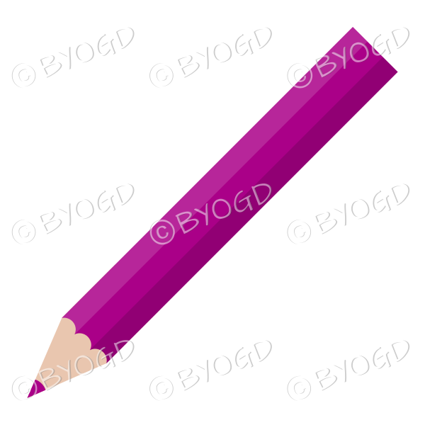 Purple Pink pencil crayon