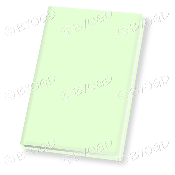 light green notebook
