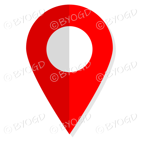 Red We Are Here icon so customers can find you.