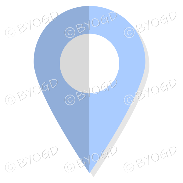 Blue We Are Here icon so customers can find you