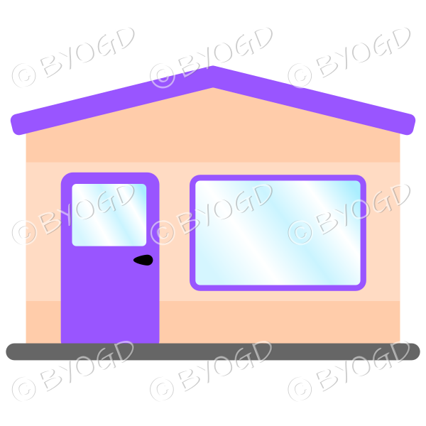 A simple purple theme shop front for your store