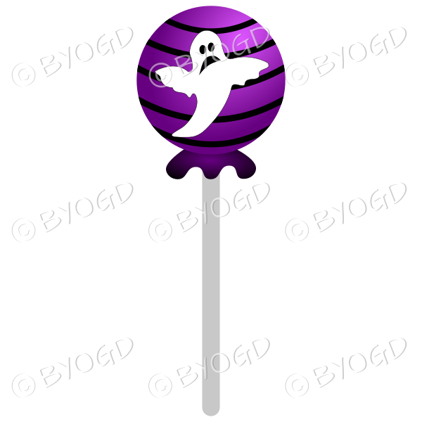 Halloween candy sweet lolly pop purple