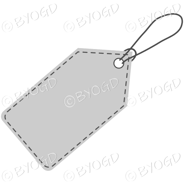 Grey swing tag to show your sale offers.
