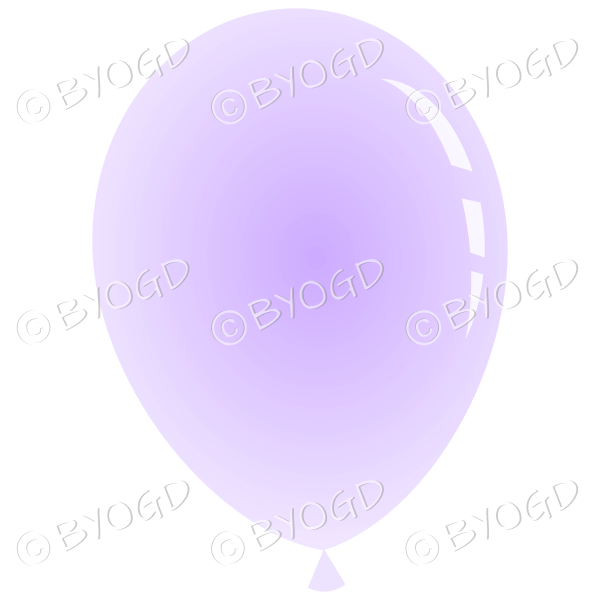 Purple party balloon.