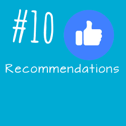 Facebook Post #10: Recommendations