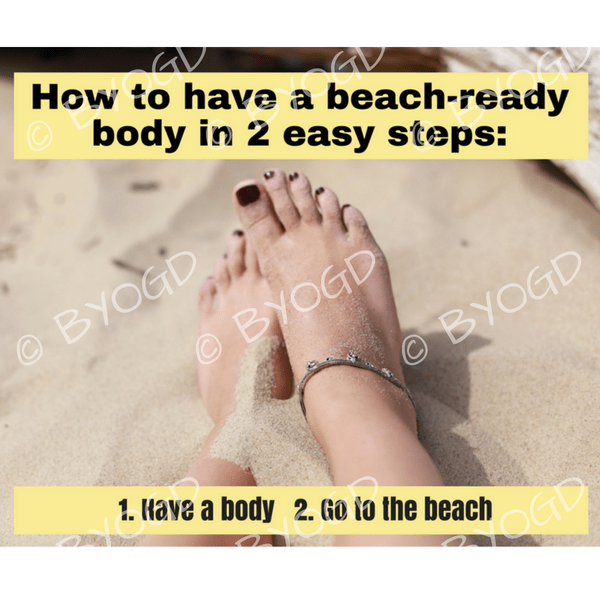 Quote image 157: How to have a beach ready body