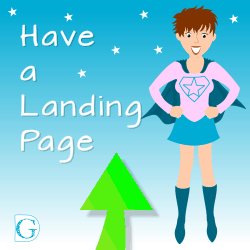 Have a landing page