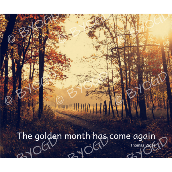 Quote image 193: The golden month has come again