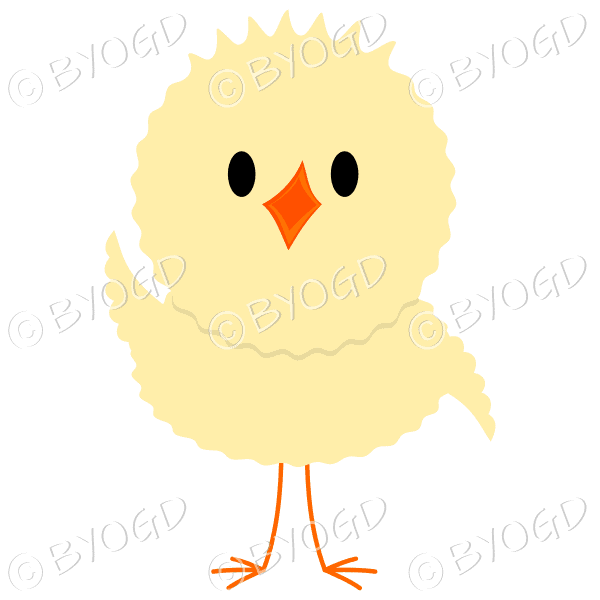 Chick waving