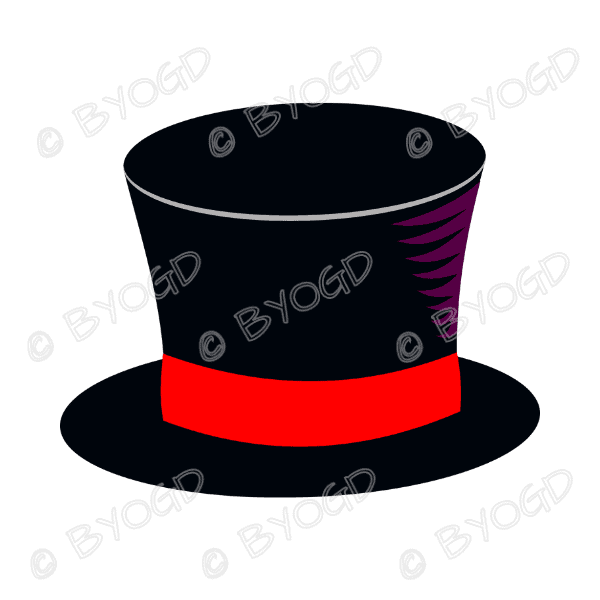 Top Hat with red band