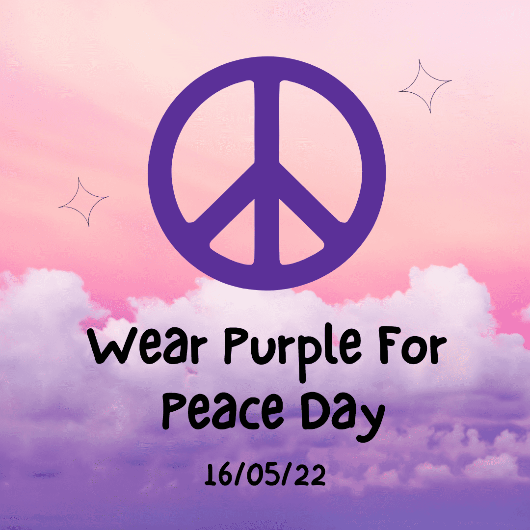 Wear Purple for peace day 2022