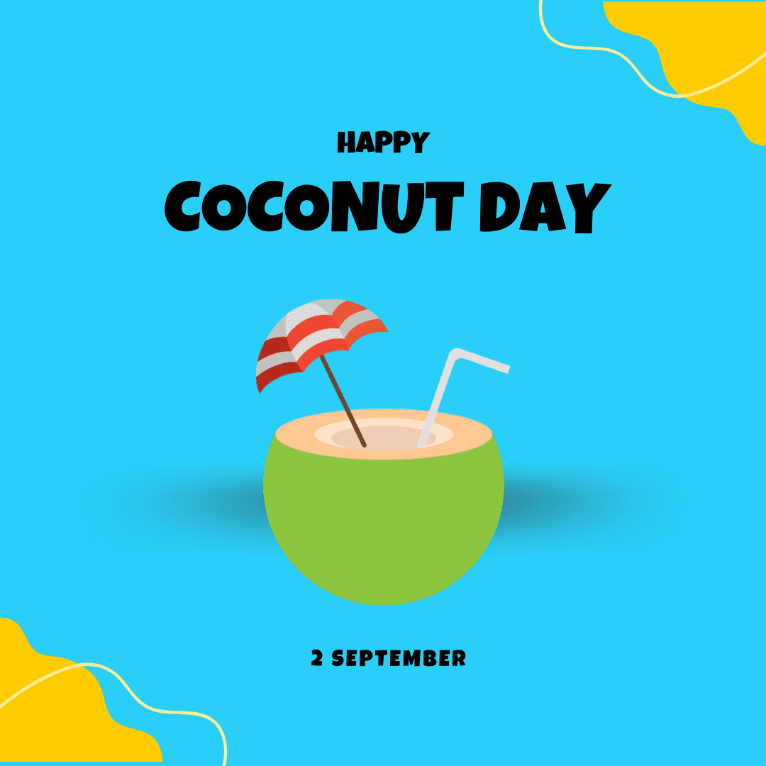 Coconut Day - September 2022 Canva Templates