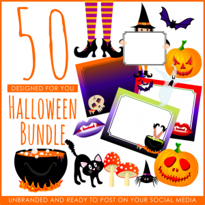 50 Halloween Images Bundle